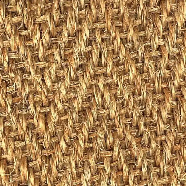 Close-up of agra sunstone sisal carpet