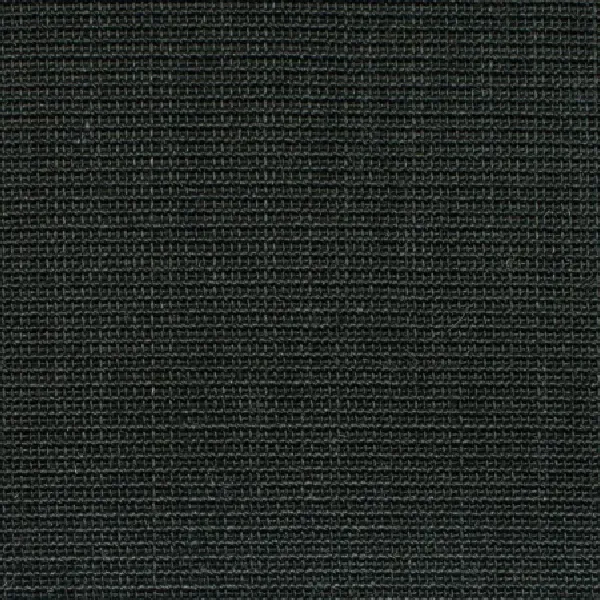 Close-up of boucle black sisal carpet